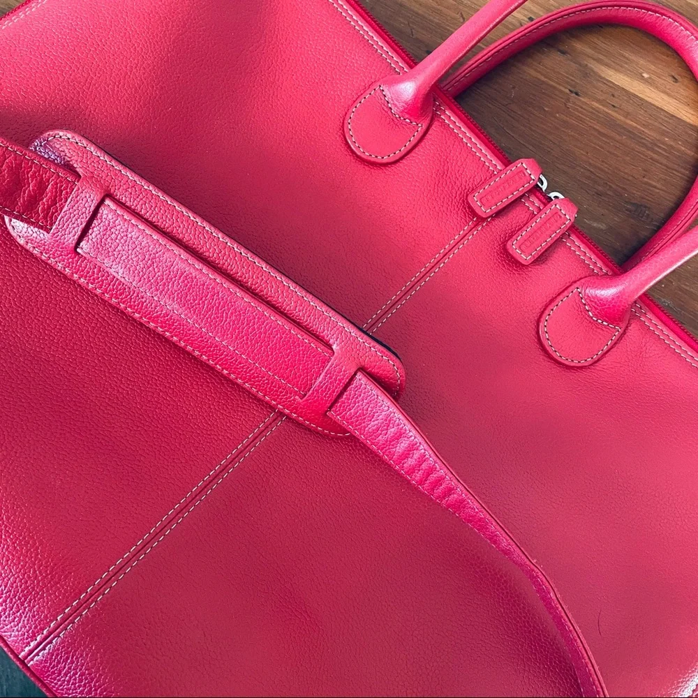 Levenger Leather Laptop Bag - Picture 7 of 10